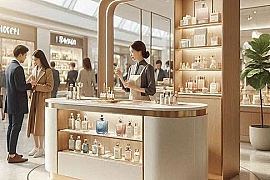 🌸 PERFUME RETAIL KIOSK FOR SALE IN ABU DHABI