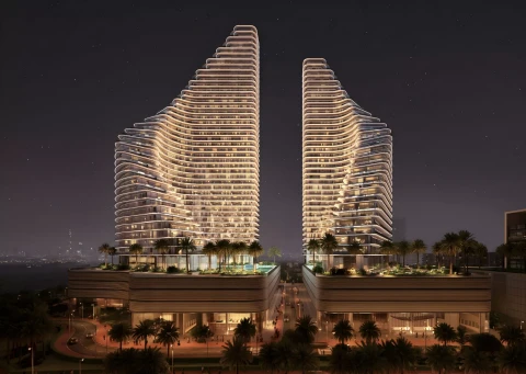 BINGHATTI FLARE 01 | MODERN TWIN-TOWER RESIDENTIAL LANDMARK